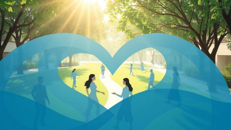 Un parque tranquilo promueve salud y equilibrio