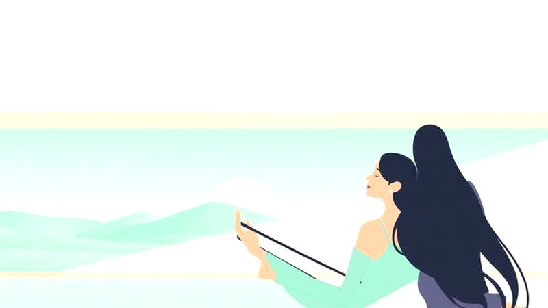 Una mujer se estira en calma y bienestar