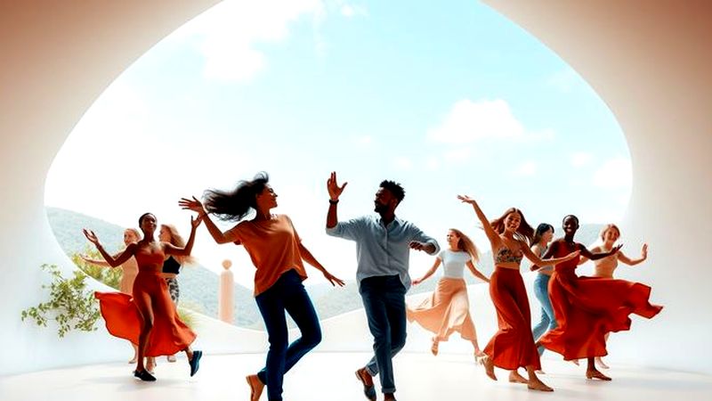Danza fluida en paz y armonía