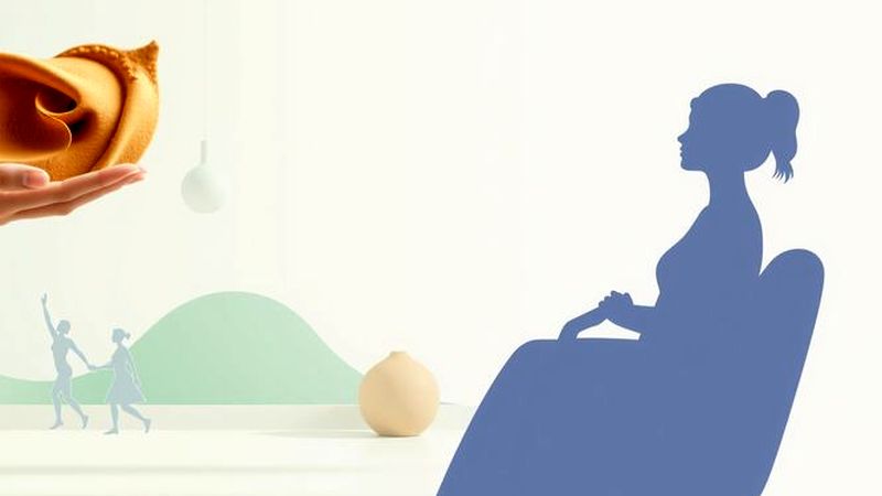 Una ilustración serena transmite calma y bienestar