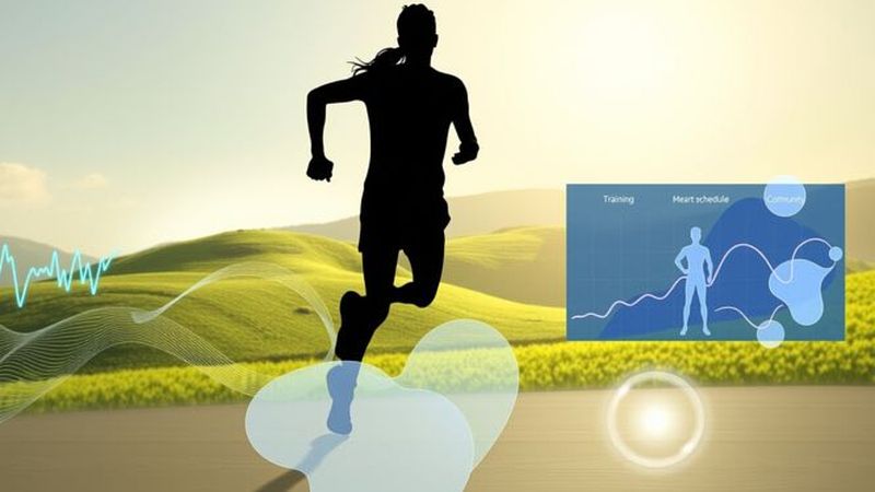 Un corredor solitario visualiza su entrenamiento óptimo
