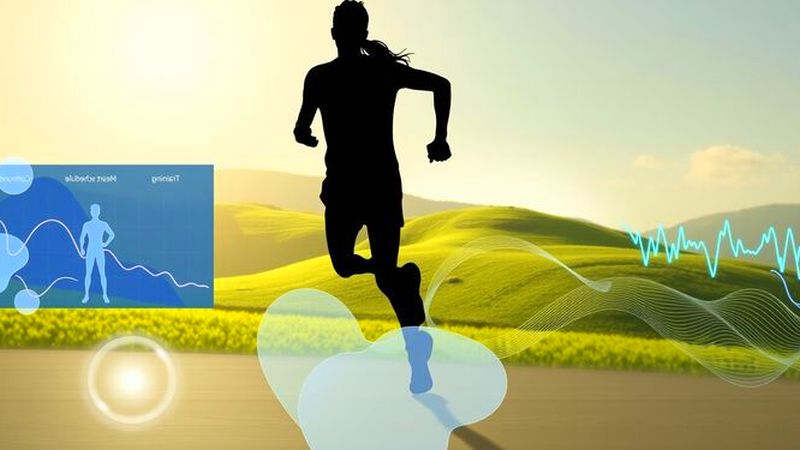 Un corredor solitario visualiza su entrenamiento óptimo