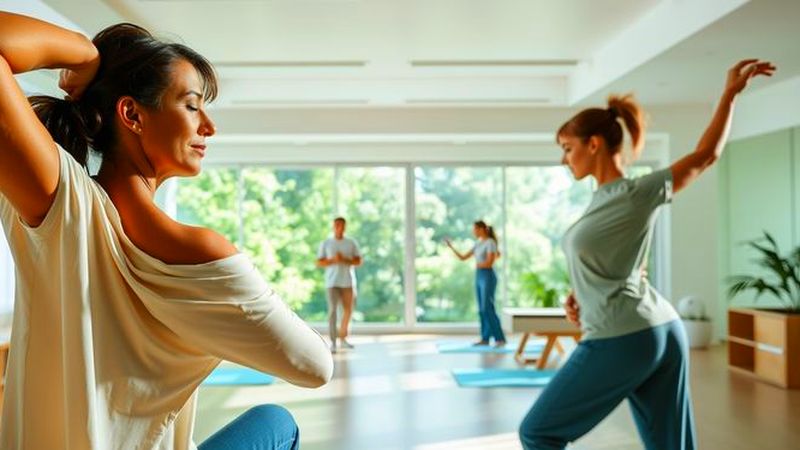 Rehabilitación tranquila y esperanzadora en calma