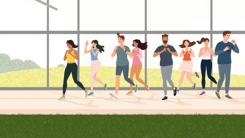 Individuos adaptables se mueven en calma