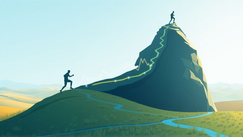 Un ascendente tranquilo simboliza progreso constante
