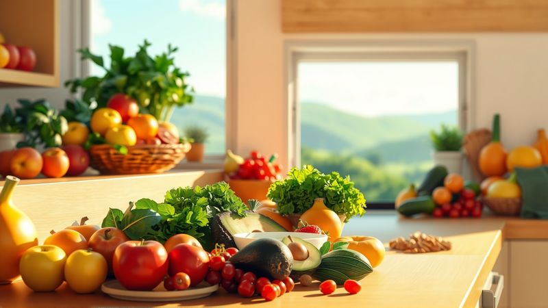 Una cocina serena prepara bienestar saludable