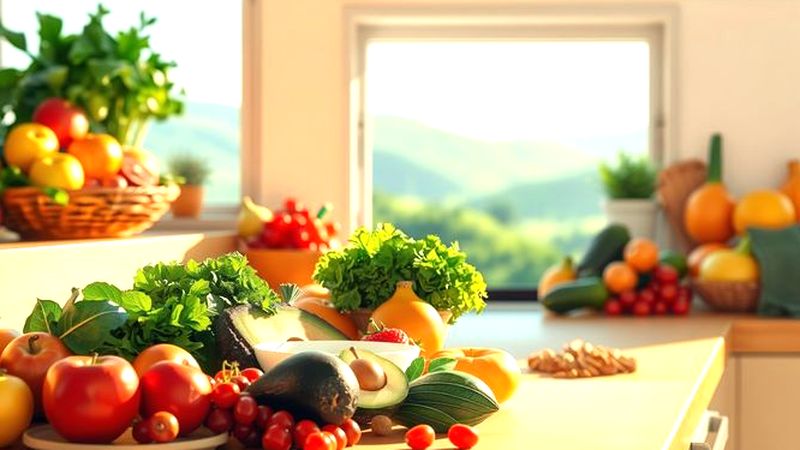 Una cocina serena prepara bienestar saludable