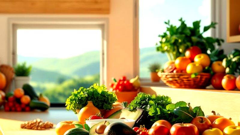 Una cocina serena prepara bienestar saludable